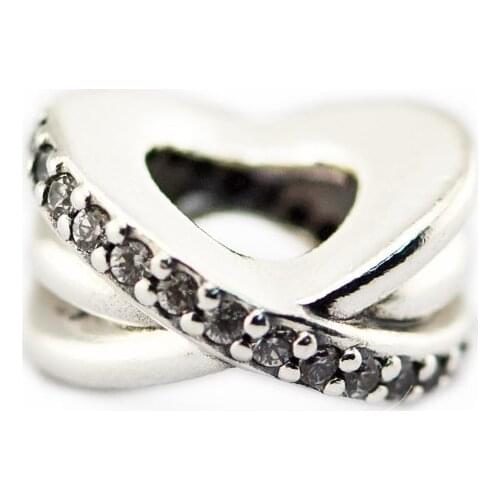 Galaxy Design Clear CZ Spacer Beads for Silver 925 Original Charms Bracelets Women Crystal Shine Charm Beads for Jewelry Making