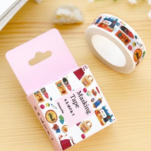2016 New Printing Japanese Washi Tape Office Adhesive Scrapbooking Tools Kawaii Decorative Great Christmas Cute Craft Diy Gift