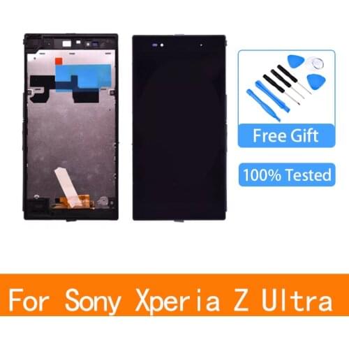 6.44'' Original For Sony Xperia Z Ultra XL39h XL39 C6833 C6802 LCD Display + Touch Screen Digitizer Assembly