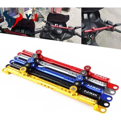 For YAMAHA NMAX155 NMAX125 NMAX N-MAX 155 125 2017-2020 2019 Motorcycle CNC Mobile Phone Stand Bar Steering Damper Balance Lever