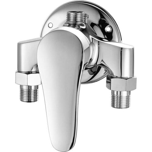 Surface Mounted Brass Shower Faucet Solar Water Heater Mixing Valve Hot And Cold Taps Showers Switch
