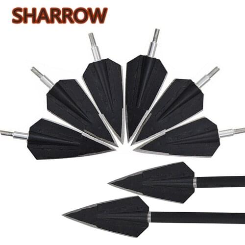 3/4/6/9Pcs Archery Arrowhead Broadheads 150Grain Universal Thread 2 Fix Blade Tip Points Target For Outdoor Hunting Accessories