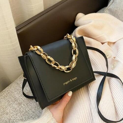 New Flap Crossbody Bags For Women 2021 Fashion Ladies Shoulder Messenger Bags Designer Small Handbags And Purses With Chain