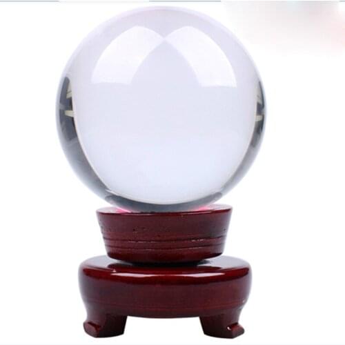 New Arrival 100MM Feng Shui Asian Quartz Clear Crystal Solid Ball Sphere With Stand For Home Decoration