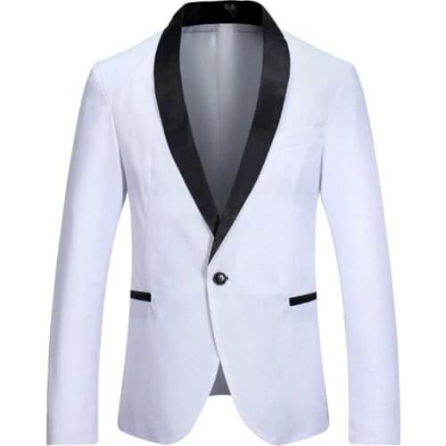 New Brand Suit jacket spring and autumn mens suit mens fashion splice large size suit jacket mens slim casual suit