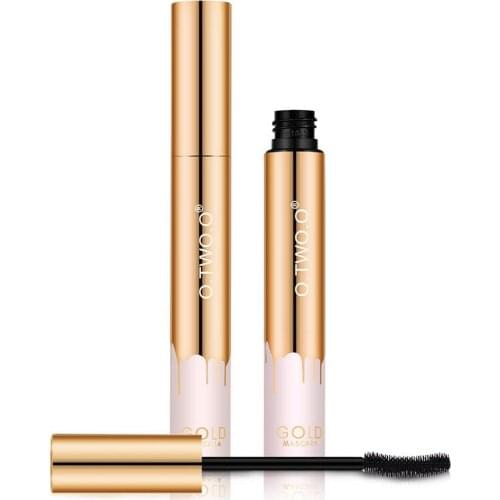 O.TWO.O 3D Mascara Lengthening Black Lash Eyelash Extension Eye Lashes Brush Beauty Makeup Long-wearing Gold Color Mascara T1488
