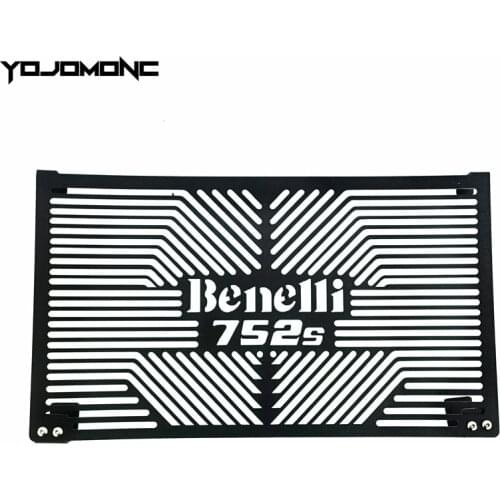 Para benelli 752 s 752 s 2018 motocicleta grade de radiador guarda capa proteção aço inoxidável protetor