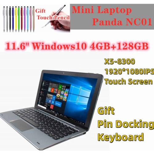 11.6” LCD Screen NC01 Tablet PC With Pin Docking Keyboard 4+128GB Windows 10 Tablets Wifi Bluetooth-compatible With Dual Cameras