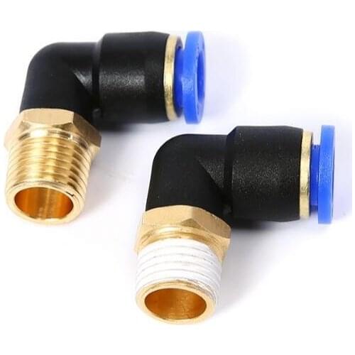 10PCS/LOT Pneumatic fitting quick push in connector pipe fitting PL4/6/8/10/12