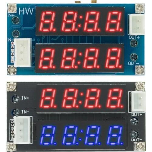 1pcs XL4015 5A Adjustable Power CC/CV Step-down Charge Module LED Driver Voltmeter Ammeter Constant current constant voltage