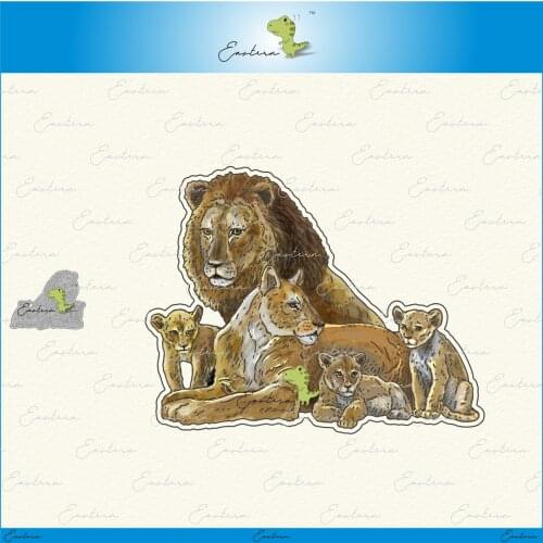 Lion family Cutting Dies new 2020 Metal mould dies Scrapbooking Paper Making Craft die metal cutting dies metal cutting dies