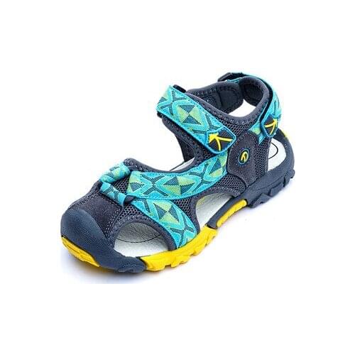 Boys Sandals Childrens Shoes kids sandals 2018 new children sandals leather boy beach shoes summer wholesale size 28-38 cheap
