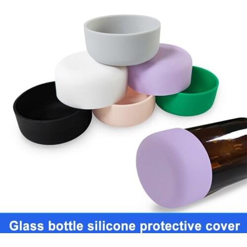 6.5*3cm Silicone Cup Protective Case Silicone Bottom Pad for Thermo Cup Thermos & Pot Accessories Hot Drinkware