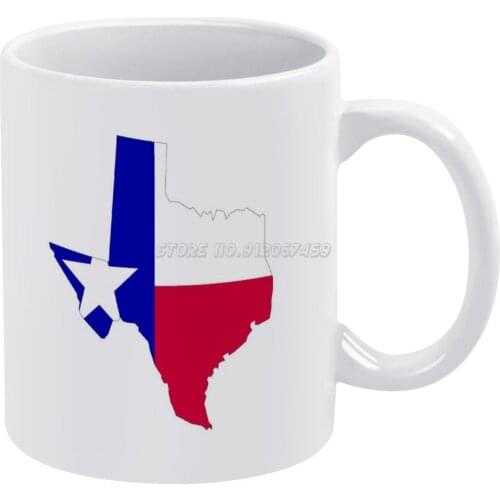 Texas Coffee Mugs 330ml Creative Travel Mug and Cup Office Drinkware Mugs Tazza Houston Harvey Rangers Cowboys Cows Steers Herd