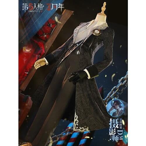 Game Identity V Joseph Desaulniers DM Photographer Uniform Cosplay Costume Halloween Party Outfit For Men 2021 NEW
