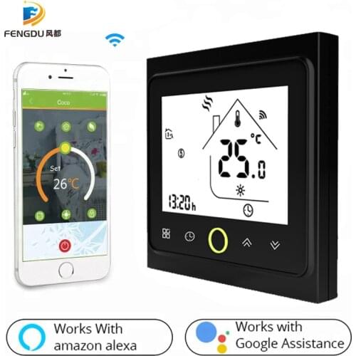 WiFi Smart Thermostat Temperature Controller for Water Heating Works with Alexa Google Home