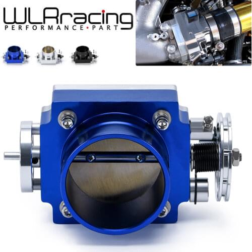 WLR RACING - UNIVERSAL THROTTLE BODY 80MM THROTTLE BODY PERFORMANCE INTAKE MANIFOLD BILLET ALUMINUM HIGH FLOW WLR6980