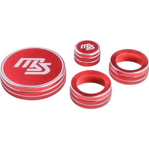 For Mazda 3 2019 2020 2021 Knob Ring Protection Cap Decorative Circle Car Accessories