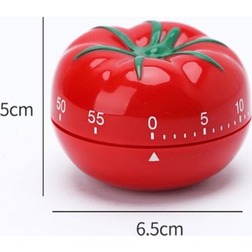 1PC Creative Tomato Timer Kitchen Cooking Cute Reminder Cooking Alarm Clock Kitchen Tools Mechanical Timer