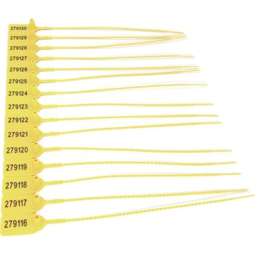 100 Custom Print Hang Tags Beaded Plastic Cable Zip Ties Garment Clothing Shoe Bag Security Brand Logo Tag Label Seal 250mm/9.8