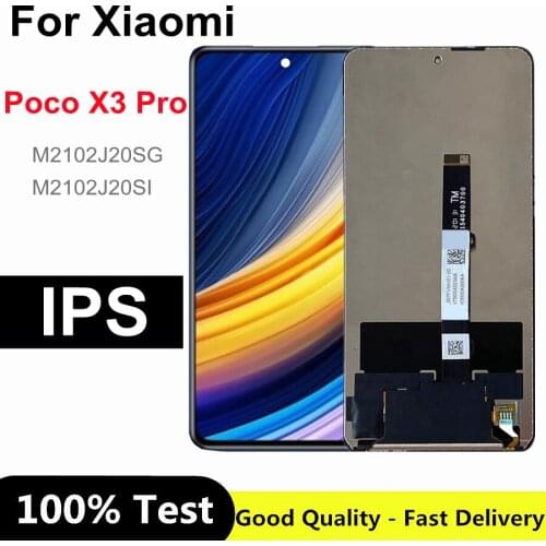 6.67" POCO X3 Pro LCD For XIAOMI POCO X3 Lcd Display Touch Screen Digitizer Assembly For XIAOMI POCO X3 Pro M2102J20SG
