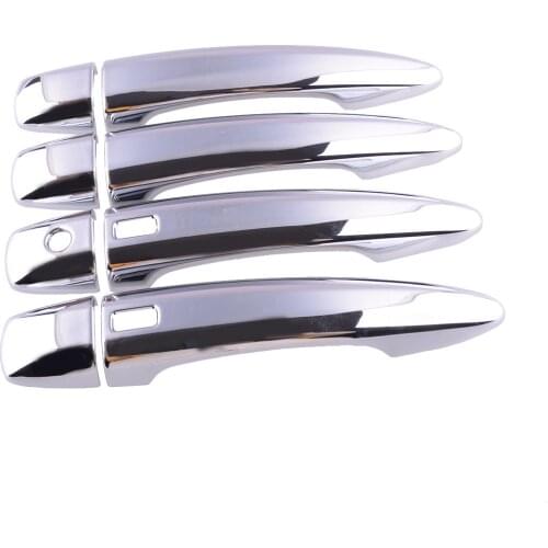 8pcs/Set Car Auto Exterior Side Door Handle Cover Trim Decoration Fit for Nissan Sentra 2020 Chrome