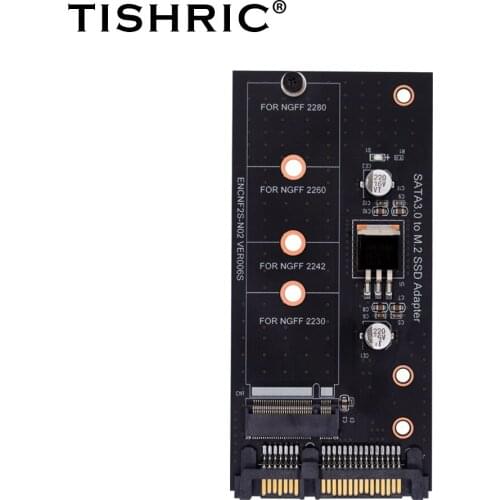 TISHRIC SATA3.0 To M.2 SSD Adapter Single Port M.2 NGFF To SATA 22Pin Converter Card Support PC Laptop Hard Disk Diagram