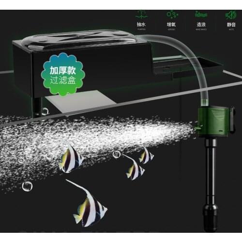 Aquarium Water fish tank oxygen pump filter circulation pumping purification ultra-quiet suction multi-function submersible