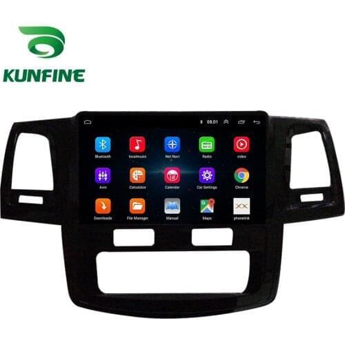 Android 10.0 Octa Core Car DVD GPS Navigation Player Deckless Car Stereo For Toyota Fortuner 2005 2006 2007 AT Radio Headunit