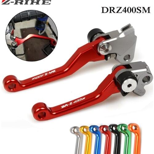 CNC Pivot Clutch Brake Levers For Suzuki DRZ400S DRZ400SM DRZ400 2000 - 2017 Enduro Supermotard Dirt Bike 2010 2011 2012 2013