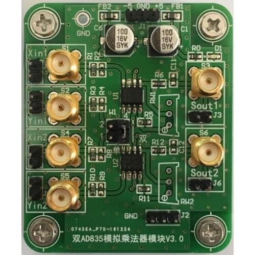 Dual AD835 Analog Multiplier Module AD835 Signal Conditioning