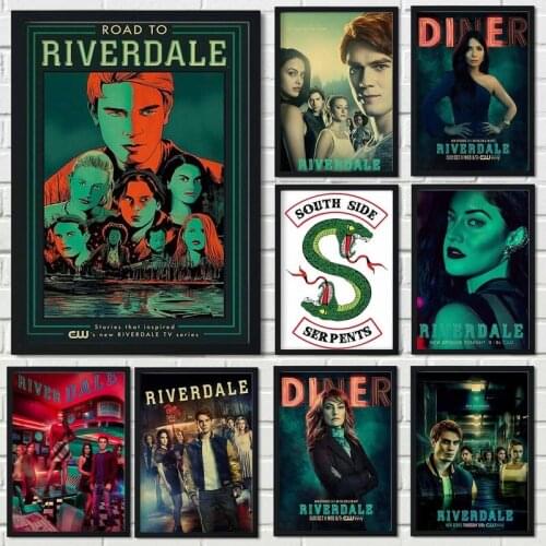 Square/Round 5D Diamond Painting American Drama Suspense Tv Series Riverdale Poster Friends Tv Show Cross Stitch Kit Decoration