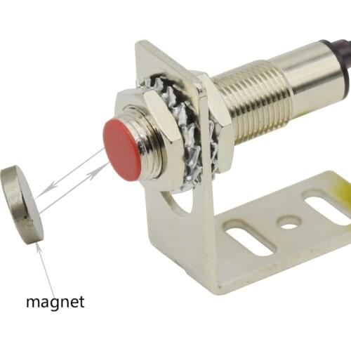 NJK18-5002C1 NPNNO Hall magnetic sensor Sensing distance 0-10mm 6-36DC to send matching magnets