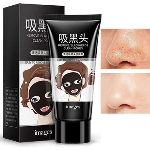 Face Mask Remove Blackheads Dirt Exfoliating Shrinks Pores Whitening Deep Clean Anti-Aging Nourish Bamboo Charcoal Skin Care 60g