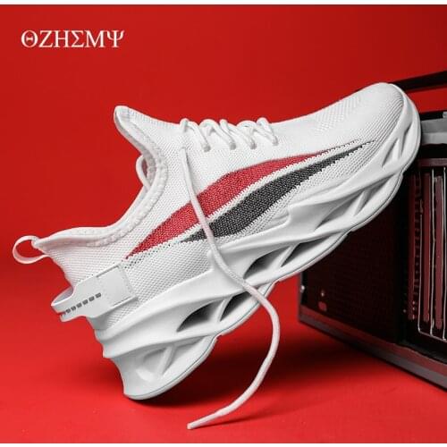 Mens And Womens Sneakers Breathable Running Casual Tennis Shoes Fashion Thick-soled Stripes Soft Couple Shoes Plus Size 36-47