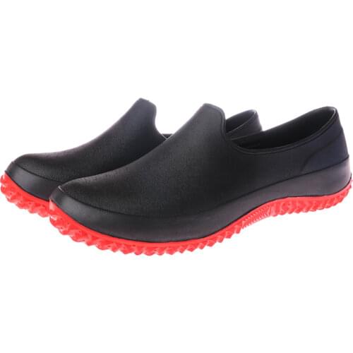 New Arrivals Kitchen Chef Shoes Non-slip Waterproof Oil-proof Work Shoes Slip On Resistant Garden Safety Shoes Plus Size 35-49