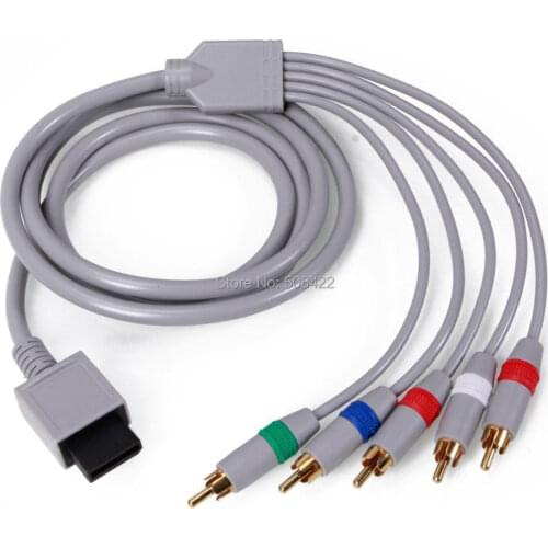 Wholesale 10pcs/lot Component Cable HDTV AV High Definition Audio Video AV Cable for Nintendo Wii