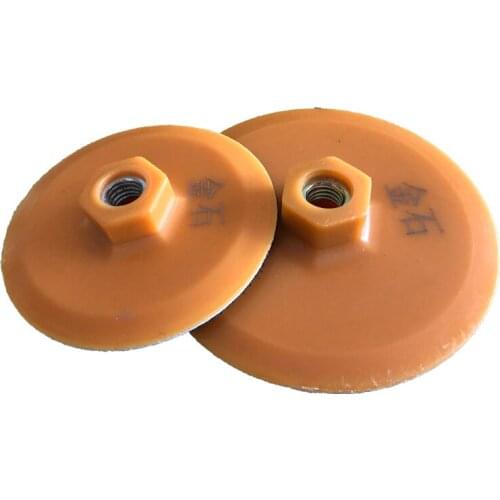 Plastic Back-Up Backer Pad For Connection Of Angle Grinder and Polishing Pad