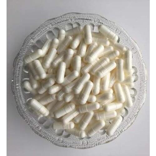 Size0#1000pcs/Lot Milk White Empty Capsule Shells Seperated Powder Refillable Bottle Solid Cosmetic Mask Subpackage Makeup Tools