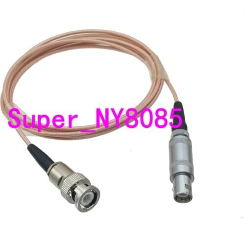 RG316 Cable Equality FFA.1S C9 1Pin to BNC Q9 Female Jack Clamp Connector for Ultrasonic Equipment Flaw Detector 3FT~10M