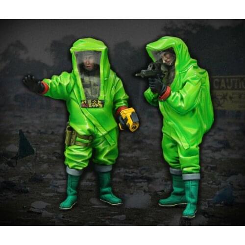 [tuskmodel] 1 35 scale resin model figures kit quarantine checkpoint