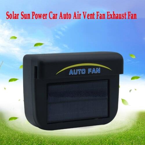 Solar Auto Fan Car Window Windshield Auto Air Vent Cooling Exhaust Fan Universal Automobile Ventilator Radiator