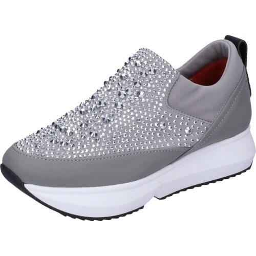 ALEXANDER SMITH Slip on woman gray fabric