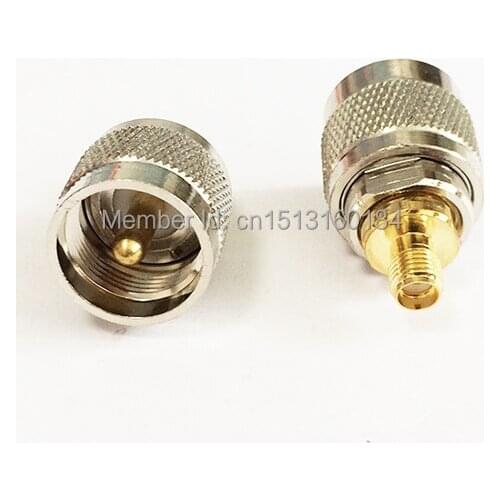 1pc UHF Male Plug to SMA Female Jack RF Coax Modem Convertor Connector Straight Nickelplated NEW wholesale