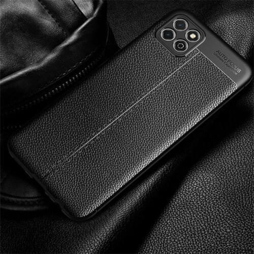 100Pcs/Lot Slim PU Leather Grain Phone Case For Huawei Y9A Enjoy 20 Nova 8SE Mate 40 Pro+ Pro Plus Honor 9X Lite Texture Cover