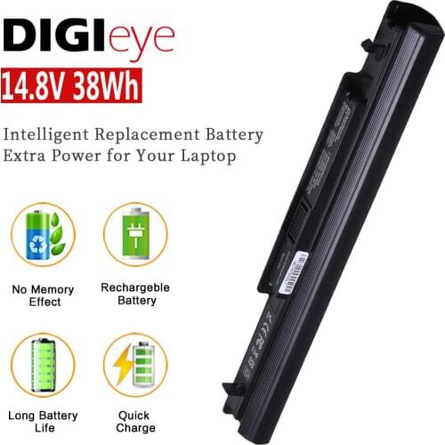 14.8V 38Wh K56 Laptop Battery for ASUS A46 A56 E46 K46 K56 R405 R505 R550 S40 S46 S505 S550 S56 U48 U58 V550 P/N A31-K56 A32-K56