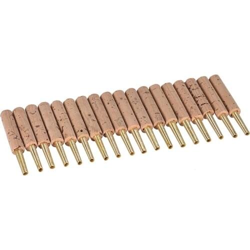 18Pcs/ Pack Oboe Reeds Staple Tubes Parts 47mm Handmade Oboe Reeds Woodwind Instrument Replacement Accessory