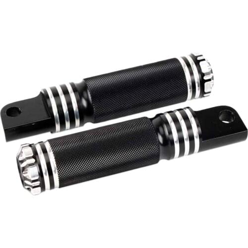 2pcs CNC Rear Foot Pegs Footrest For Softail Sport XL 883 1200