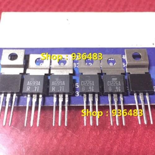 20PCS/LOT=10Pair 2SA699A 2SC1226A TO202 A699A + C1226A 10PCS+10PCS Transistor PNP/NPN