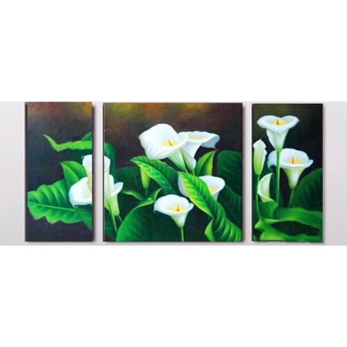 Triple Fresh Tulip 5D DIY Diamond Painting Mosaic Embroidery Landscape Cross Stitch Crafts Home Decoration Painting